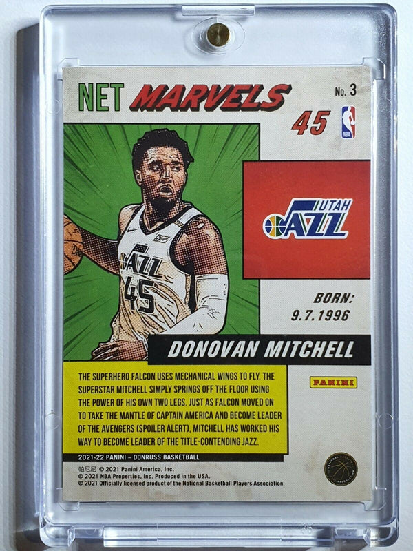 2021 Panini Donruss Donovan Mitchell #3 NET MARVELS - Ready to Grade