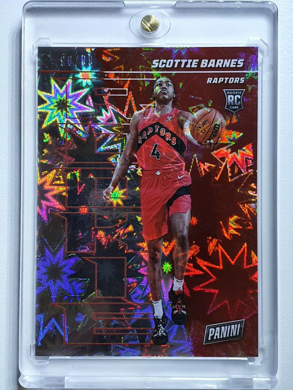 2021 Panini Scottie Barnes Rookie #54 KABOOM /99 RC Player of the Day - Rare