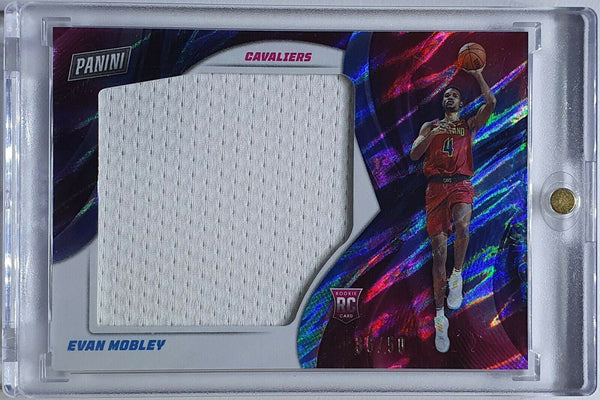 2021 Panini Evan Mobley Rookie #PATCH MOON LAVA /50 Prizm Jumbo Jersey - Rare