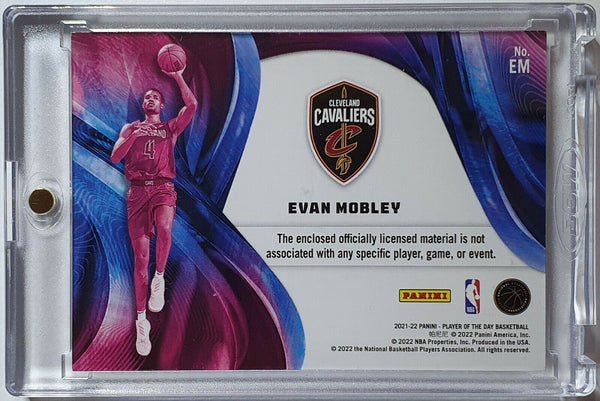 2021 Panini Evan Mobley Rookie #PATCH MOON LAVA /50 Prizm Jumbo Jersey - Rare