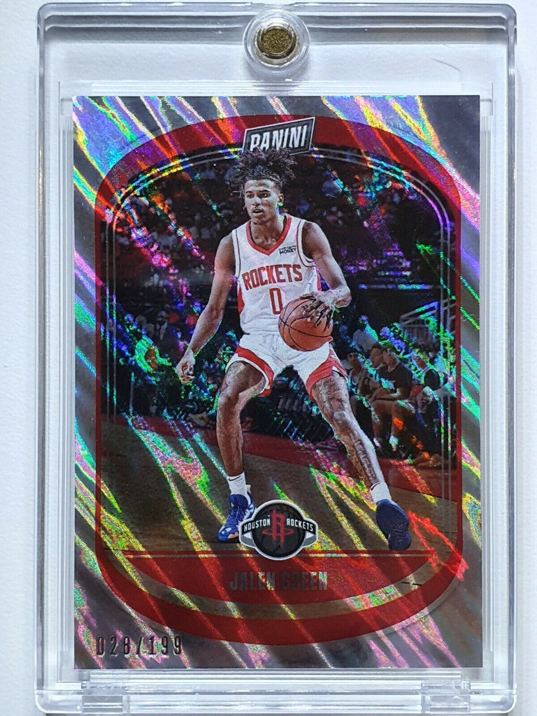 2021-22 Panini Contenders Jalen Green 2021 Draft Class #2 ROOKIE RC -  Rockets