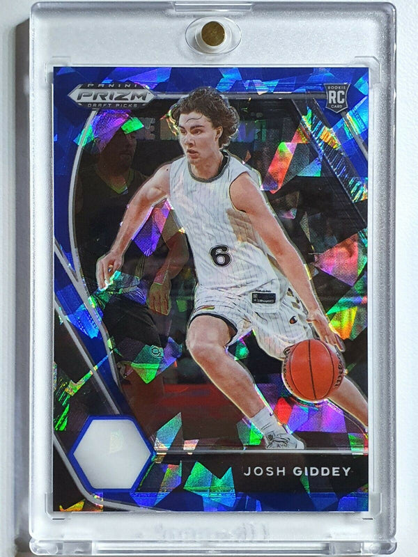 2021 Prizm Josh Giddey Rookie #17 BLUE ICE /99 Draft Picks - Ready to Grade