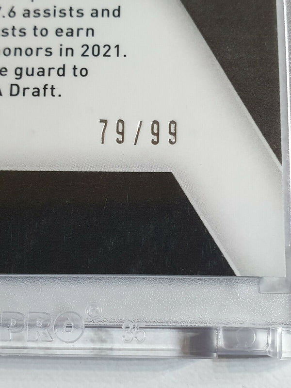 2021 Prizm Josh Giddey Rookie #17 BLUE ICE /99 Draft Picks - Ready to Grade