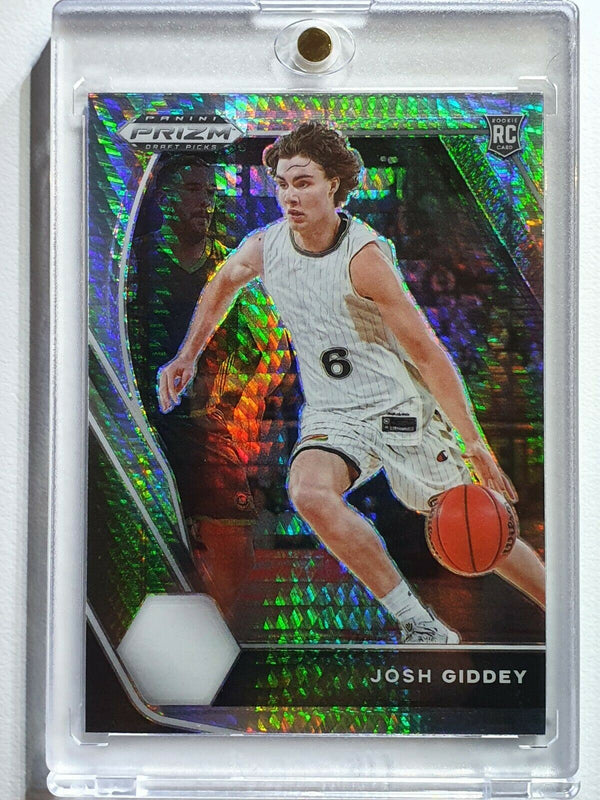 2021 Prizm Josh Giddey Rookie #17 HYPER HOLO Draft Picks - Ready to Grade