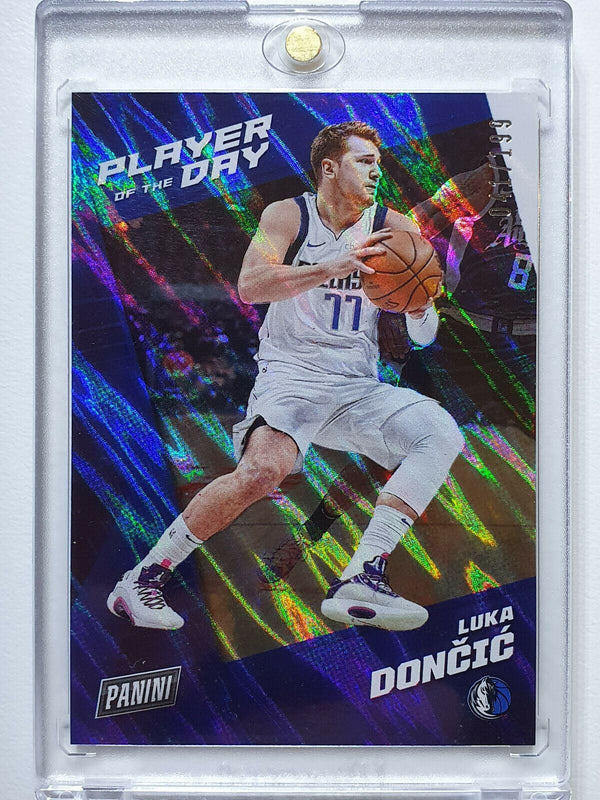 2021 Panini Luka Doncic #8 MOON LAVA /199 Player of the Day - Ready to Grade