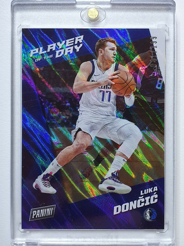 2021 Panini Luka Doncic #1 MOON LAVA /199 Player of the Day - Ready to Grade