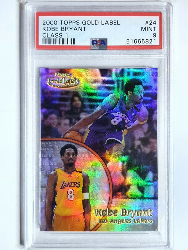 2000 Topps Gold Label Kobe Bryant #24 HOLO FOIL - PSA 9 (LOW POP)