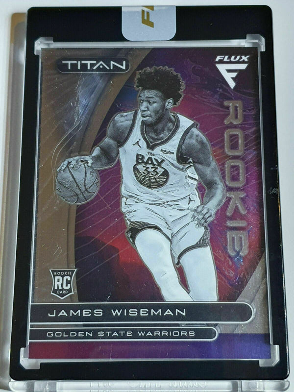 2 x James Wiseman Flux Titan Rookie Cards (one Silver Holo)