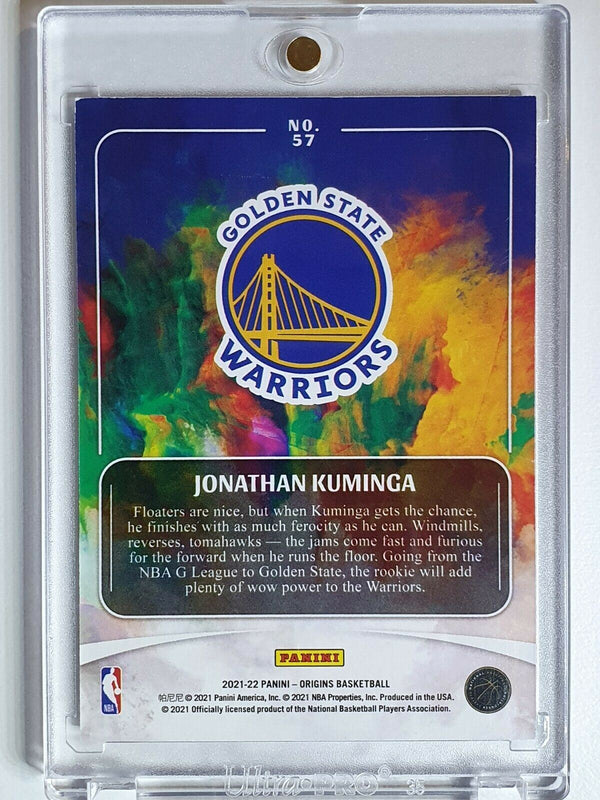 2021 Panini Origins Jonathan Kuminga Rookie #57 RED RC - Ready to Grade