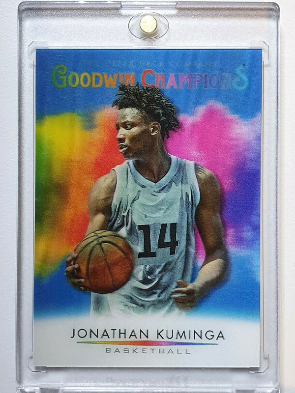 2021 Upper Deck Jonathan Kuminga Rookie 3D LENTICULAR Prizm Goodwin Champions RC