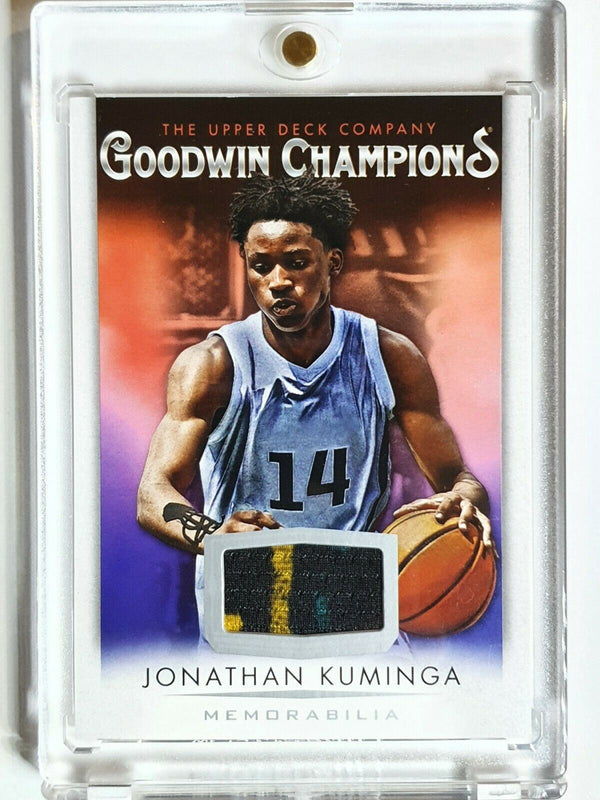 2021 Upper Deck Jonathan Kuminga Rookie #PATCH Jersey RC - Goodwin Champions