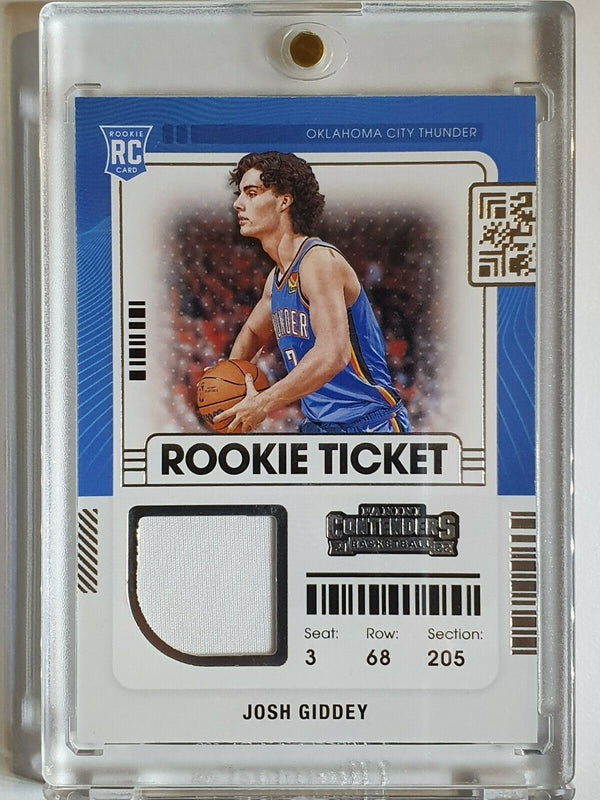 2021 Contenders Josh Giddey Rookie #PATCH Rookie Ticket RC - Ready to Grade