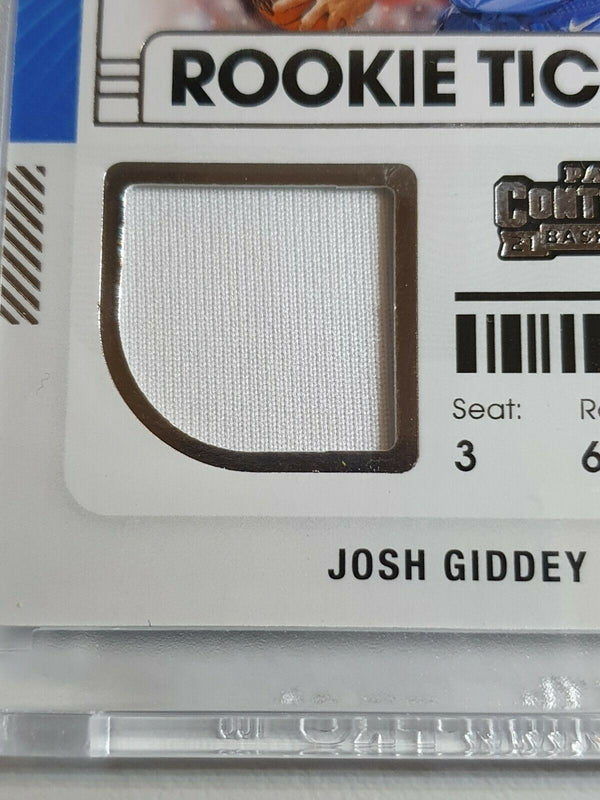 2021 Contenders Josh Giddey Rookie #PATCH Rookie Ticket RC - Ready to Grade