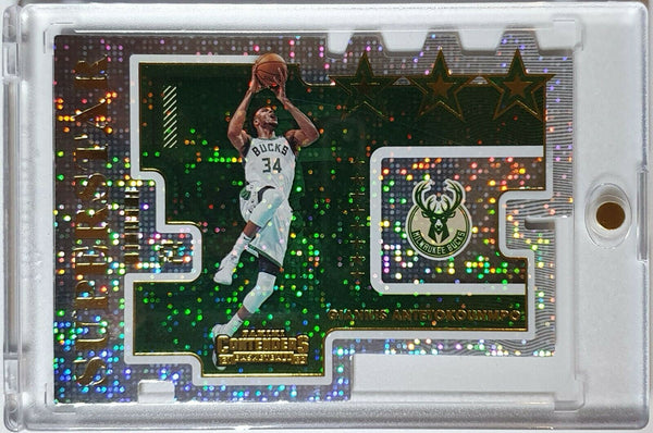 2021 Contenders Giannis Antetokounmpo #8 SUPERSTAR Die Cut - Ready for Grading