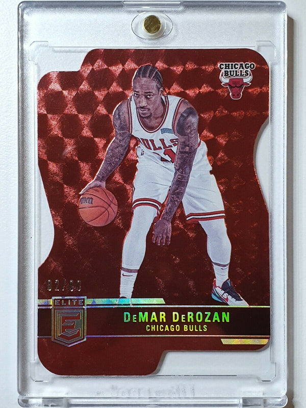 2021 Donruss Elite DeMar DeRozan #79 RED /90 SP Die Cut - Ready to Grade