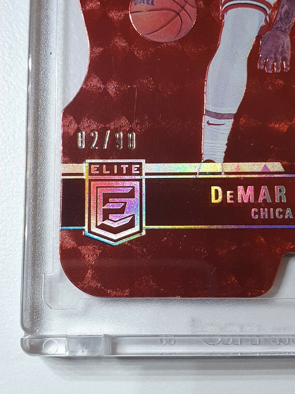 2021 Donruss Elite DeMar DeRozan #79 RED /90 SP Die Cut - Ready to Grade