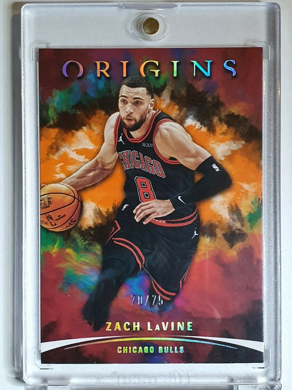 2021 Panini Origins Zach LaVine #9 ORANGE /75 - Ready to Grade