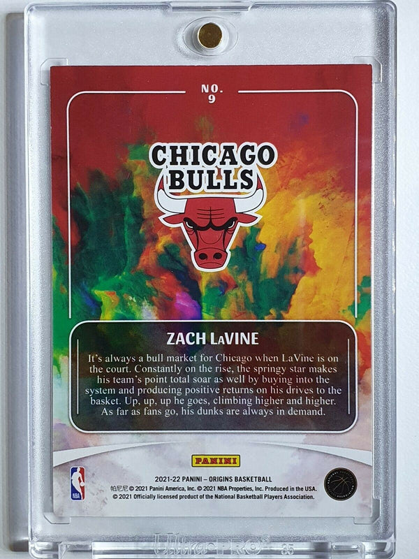 2021 Panini Origins Zach LaVine #9 ORANGE /75 - Ready to Grade