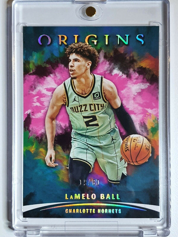 2021 Panini Origins LaMelo Ball #2 PINK /60 Edition - Ready to Grade