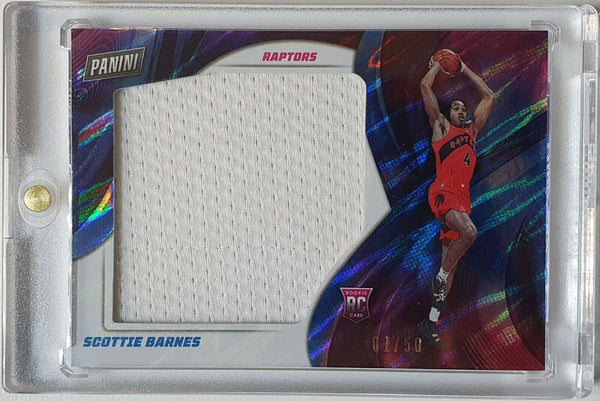 2021 Panini Scottie Barnes Rookie #PATCH MOON LAVA /50 - Ready for Grading