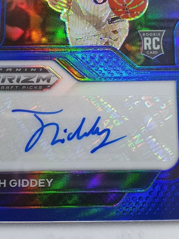 2021 Prizm Josh Giddey Rookie AUTO /45 BLUE PRIZM Draft Picks - Ready to Grade