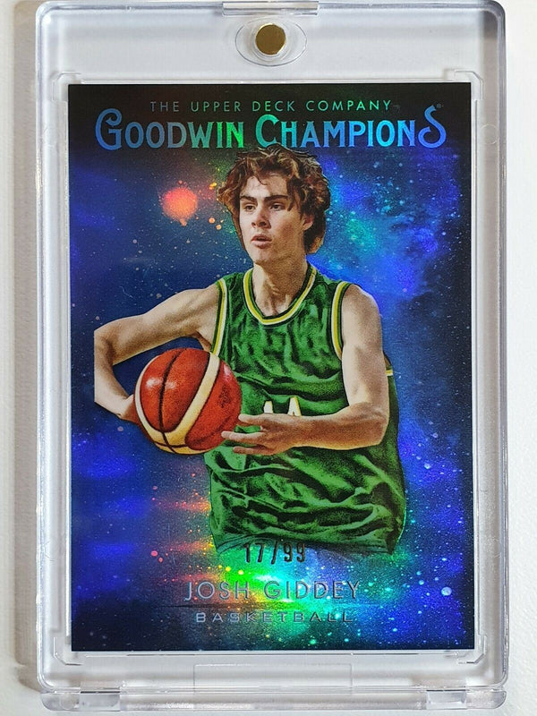 2021 Upper Deck Josh Giddey Rookie #26 COSMIC /99 Holo - Goodwin Champions