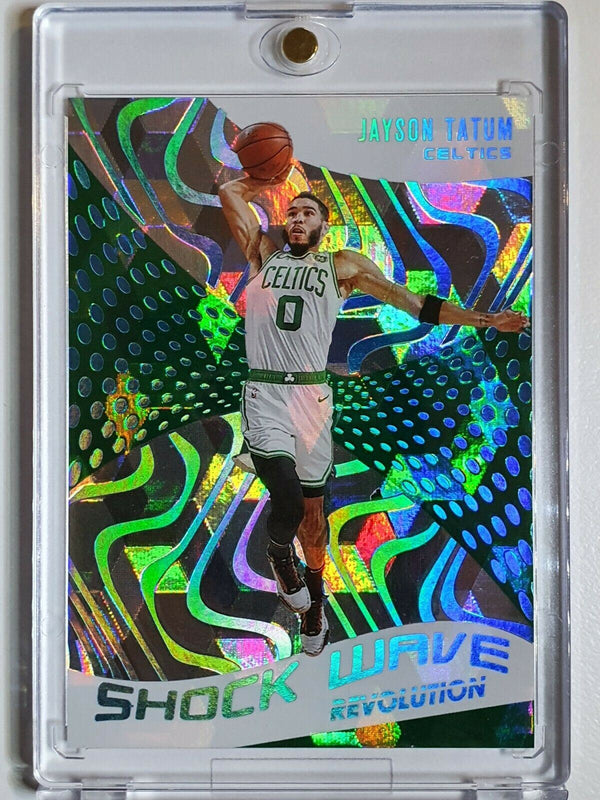 2020 Panini Revolution Jayson Tatum #3 CUBIC /50 Shockwave - Ready to Grade