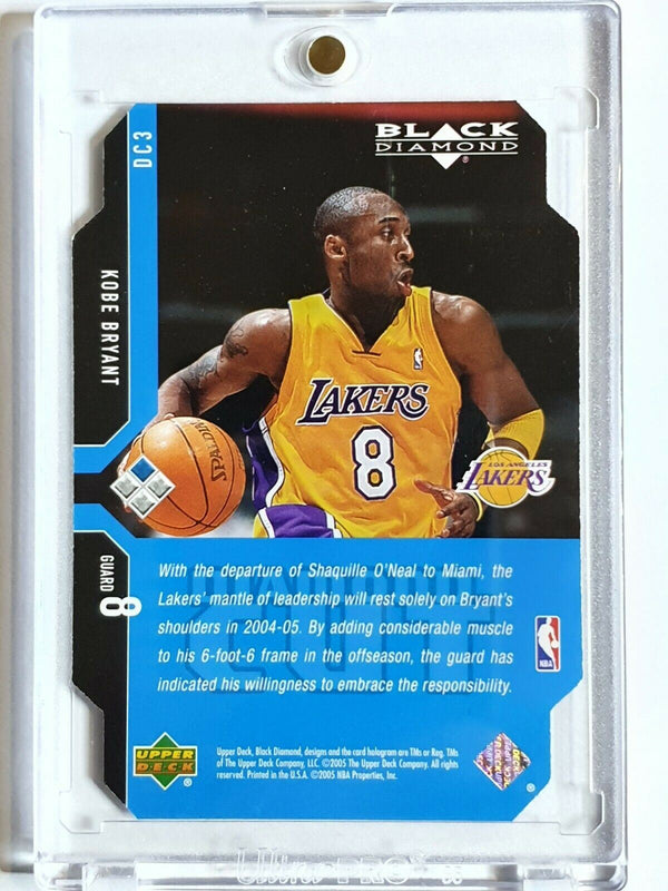 2005 Upper Deck Kobe Bryant #DC3 BLACK DIAMOND DIE CUT - Ready to Grade