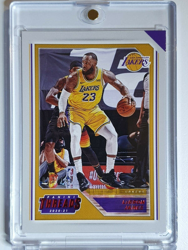 2020 Chronicles Threads Lebron James #85 RED Prizm /149 - Ready to Grade
