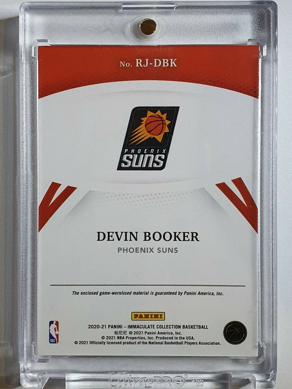 2019 Immaculate Devin Booker #PATCH /49 Game Worn Jersey - Rare