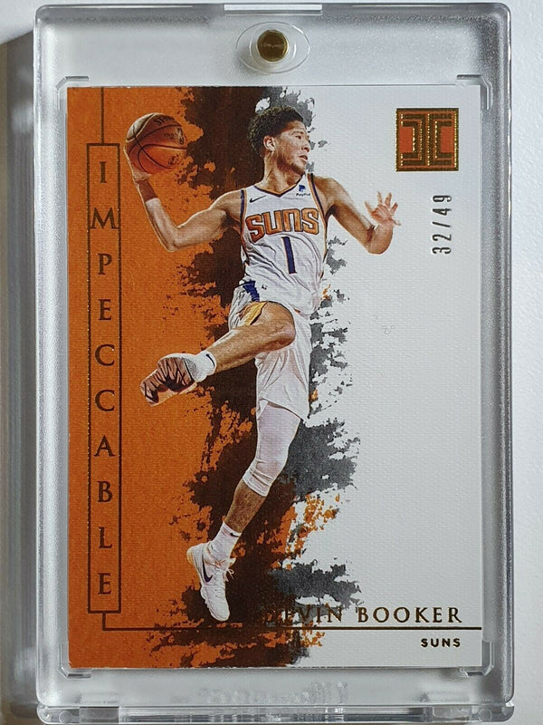 2019 Panini Impeccable Devin Booker #19 GOLD FOIL /49 - Ready to Grade