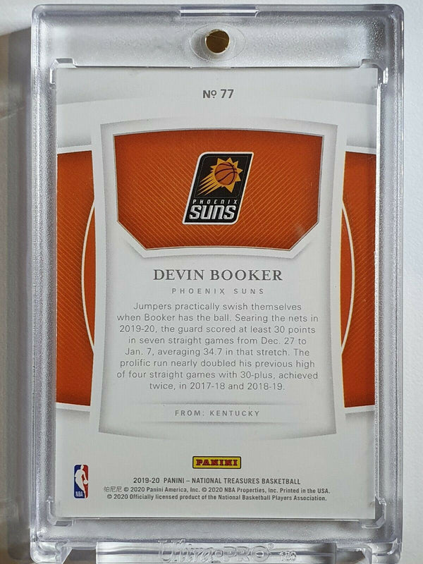 2019 National Treasures Devin Booker #77 SP /49 - Ready to Grade