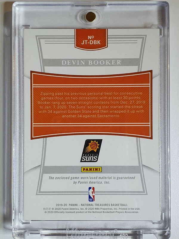 2019 National Treasures Devin Booker #PATCH Jersey Treasures /99 - Rare