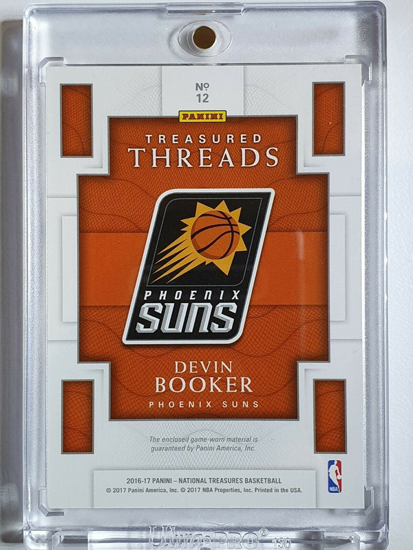 2016 National Treasures Devin Booker #PATCH /99 Game Worn Jumbo Jersey - Rare