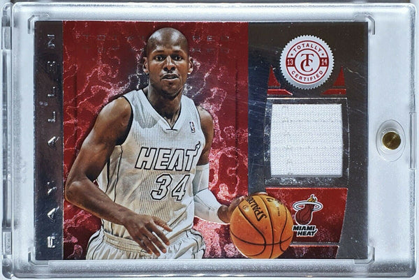 2013 Totally Certified Ray Allen #PATCH RED /149 Worn Jersey - Ready to Grade