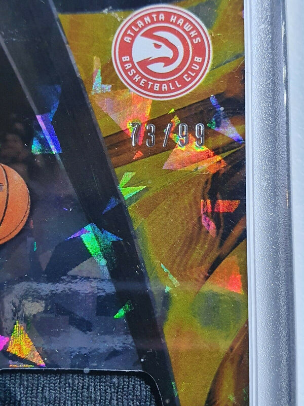 2019 Panini Trae Young #PATCH CRACKED ICE /99 Game Worn Jersey - Ready to Grade