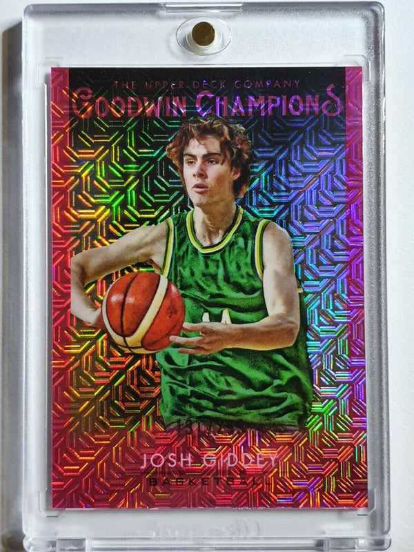 2021 Upper Deck Josh Giddey Rookie #26 PINK TRAXX /299 - Goodwin Champions