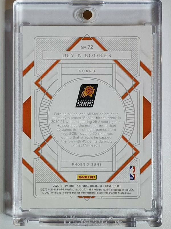 2020 National Treasures Devin Booker #72 BRONZE /99 - Ready to Grade