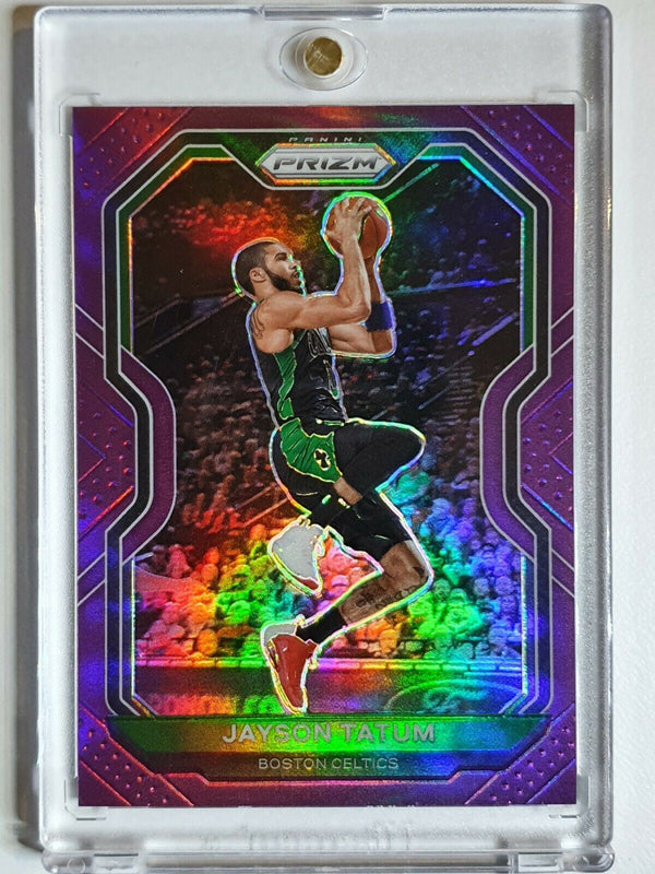 2020 Panini Prizm Jayson Tatum #119 PURPLE Prizm /99 - Ready to Grade