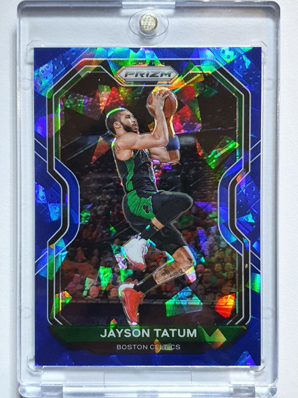 2020 Panini Prizm Jayson Tatum #119 BLUE ICE Prizm /125 - Ready to Grade