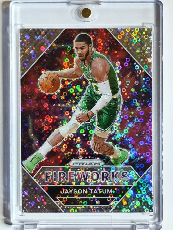 2020 Panini Prizm Jayson Tatum #27 FAST BREAK DISCO Holo - Ready to Grade