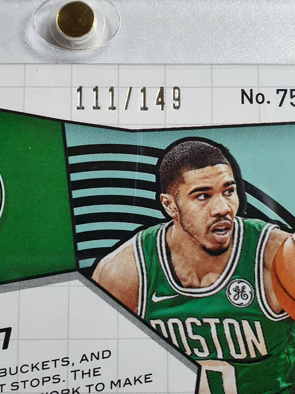 2019 Panini Revolution Jayson Tatum #75 IMPACT Prizm /149 - Ready to Grade