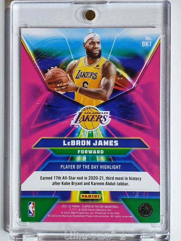 2021 Panini LeBron James #BK1 COLOR MATRIX /99 Prizm SP - Ready to Grade