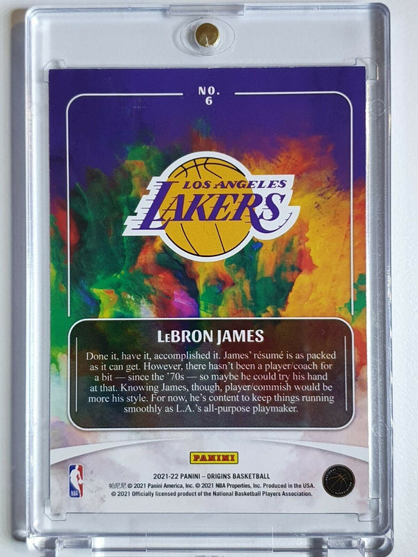 2021 Panini Origins LeBron James #6 BLUE /99 Edition - Ready to Grade