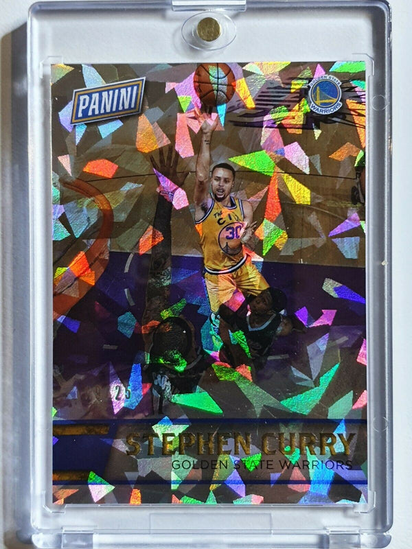 2016 Panini Stephen Curry #13 CRACKED ICE /25 - Ready to Grade