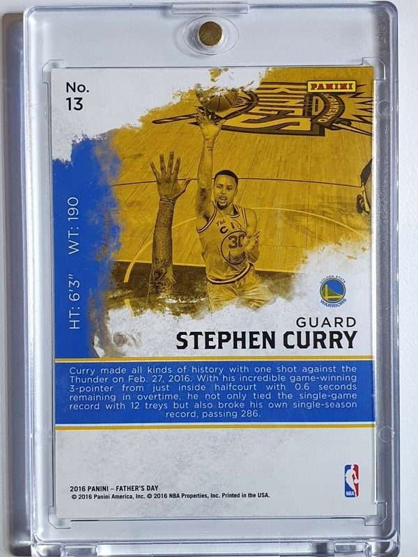2016 Panini Stephen Curry #13 CRACKED ICE /25 - Ready to Grade