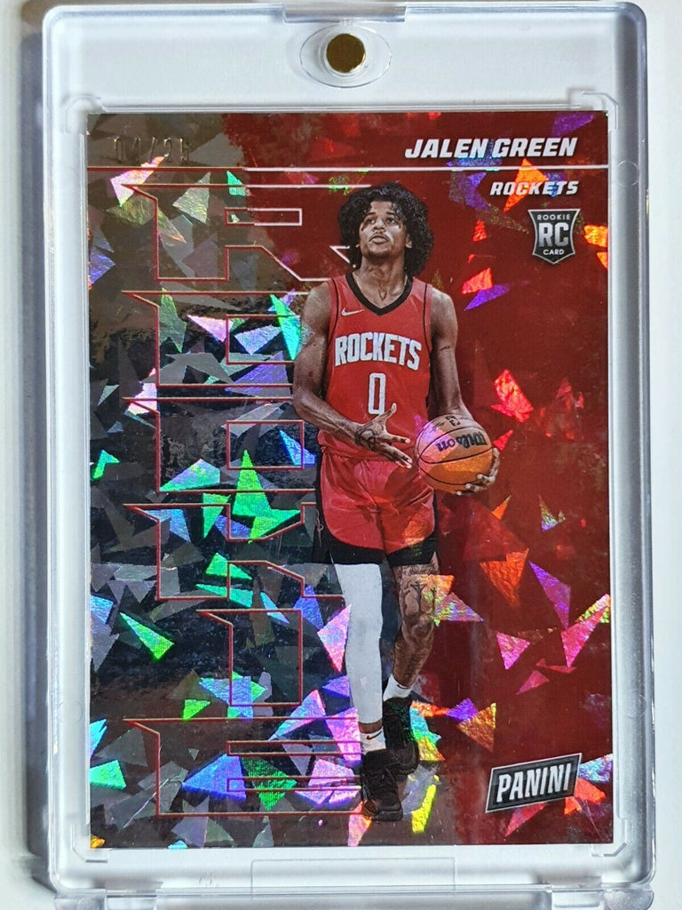 2021-22 Panini Contenders JALEN GREEN Rookie 2021 Draft Class Card #2  ROCKETS