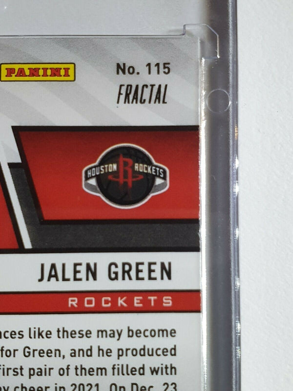 2021 Revolution Jalen Green Rookie #115 FRACTAL Prizm RC - Ready to Grade