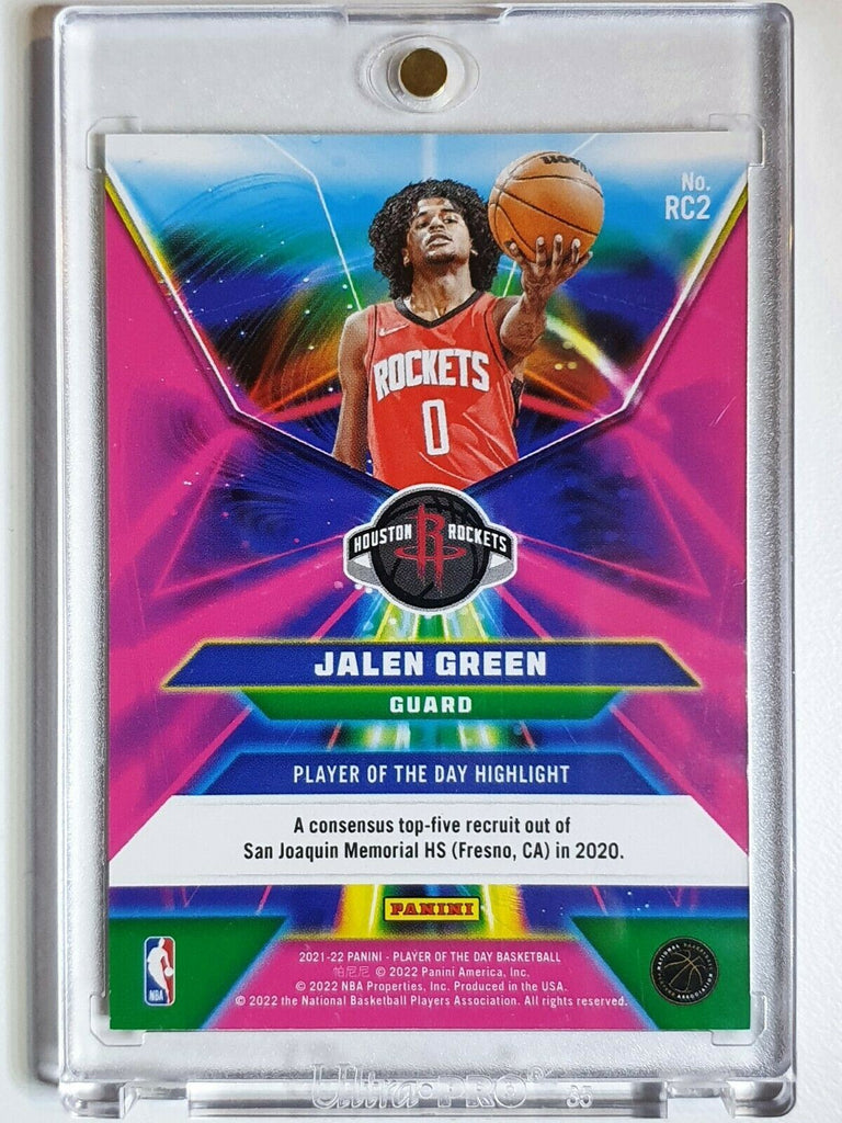 Jalen Green 2021-22 Panini Chronicles Donruss Draft Picks Rookie Card #29