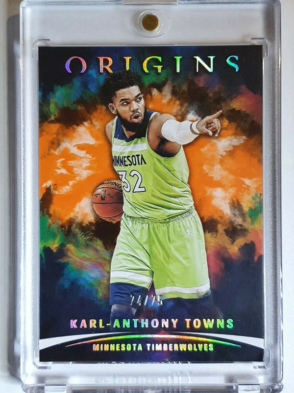 2021 Panini Origins Karl-Anthony Towns #14 Orange /75 - Ready for Grading